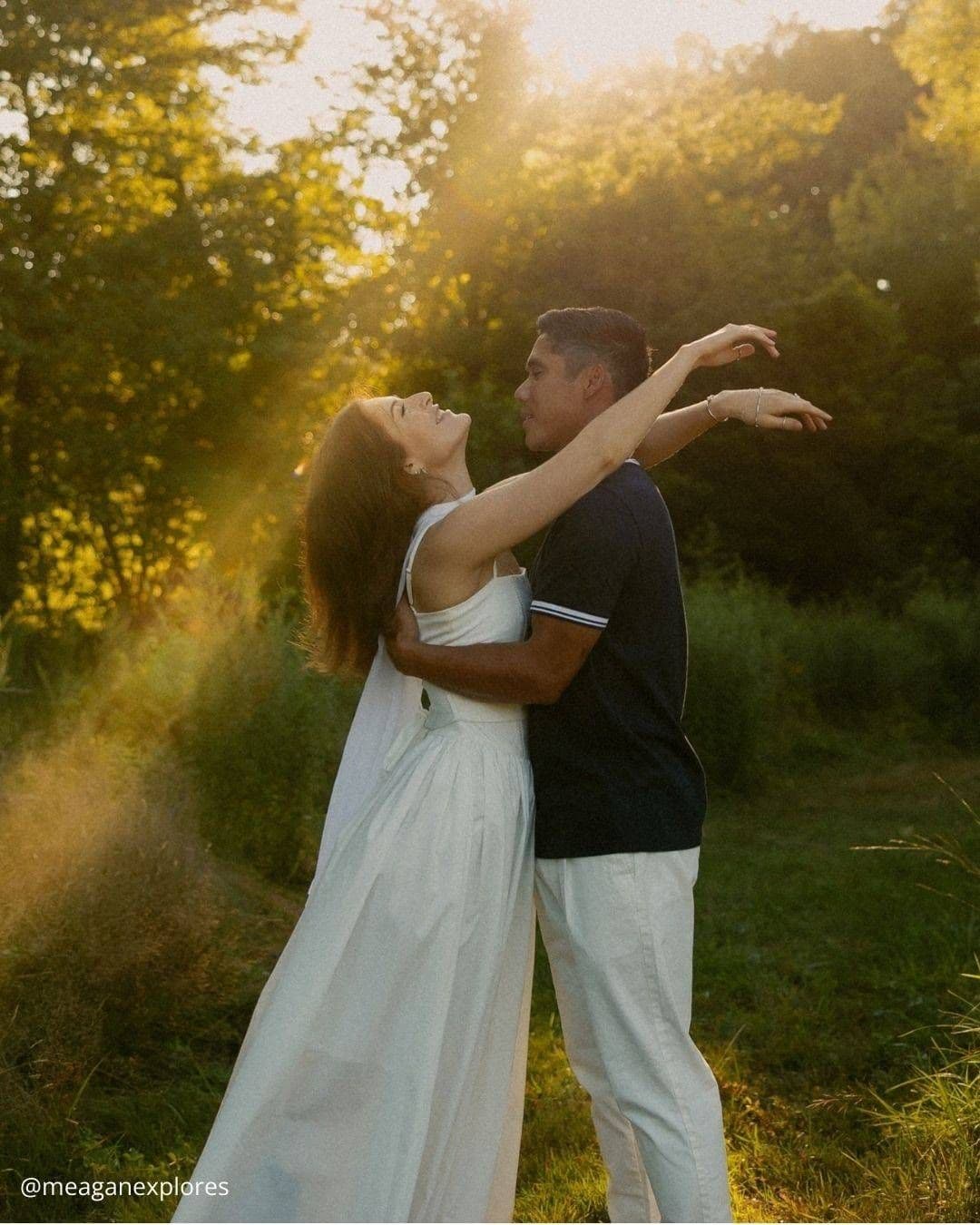 Love story: танец в контровом свете